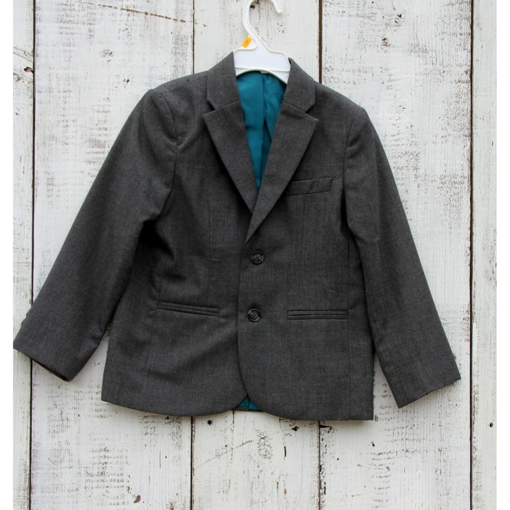 Cat & Jack Boys Gray Blazer Jacket Size 5